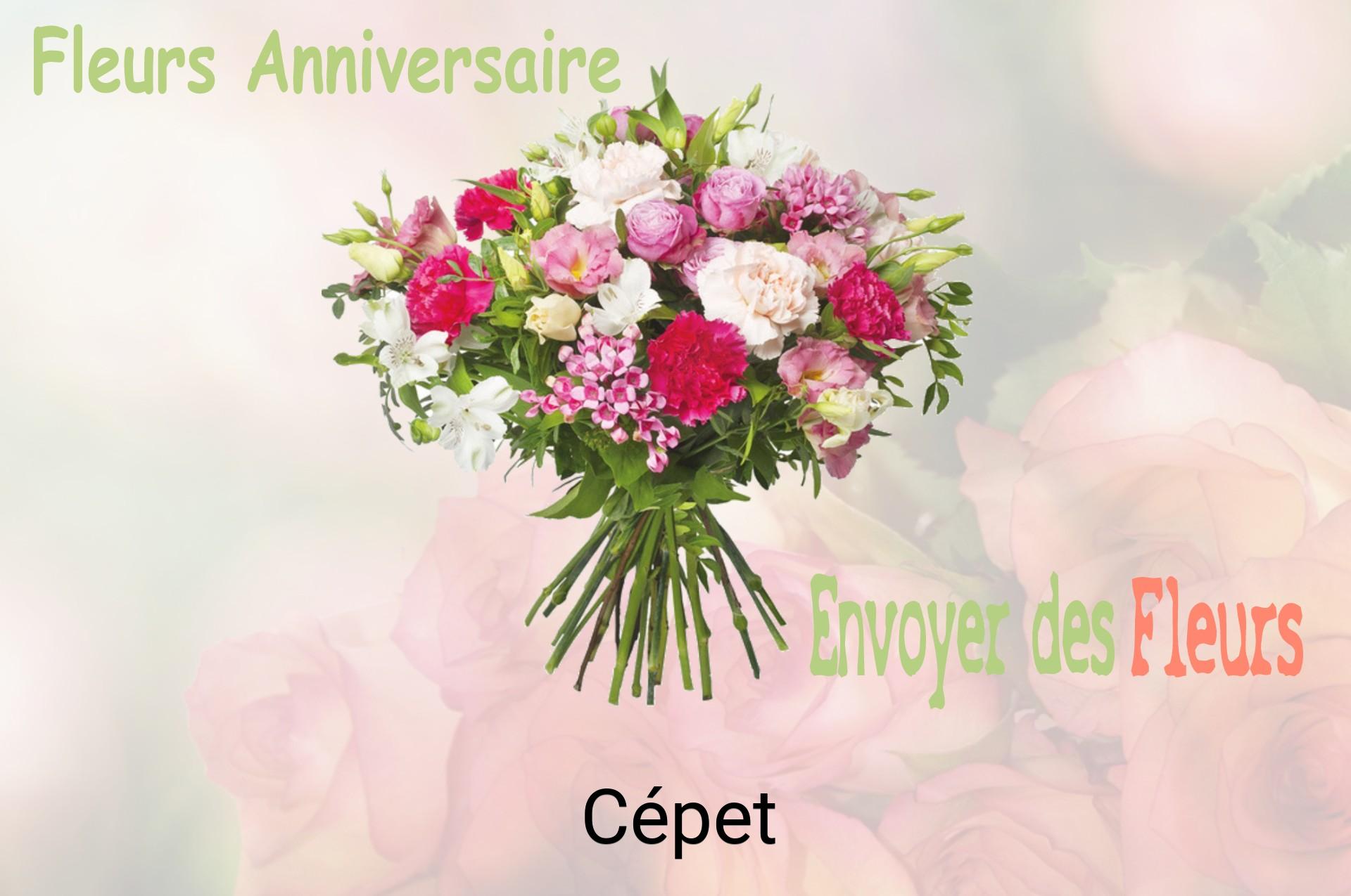Bouquet de fleurs d’anniversaire livré à Cépet